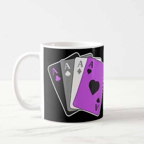 Asexual Pride Ace Playing Card Lgbtq Pride Stuff F Coffee Mug