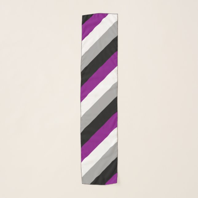 Asexual Pride Apple Watch Band Scarf (Front)