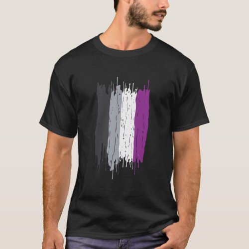 Asexual Pride Art Lgbt Lgbtqia Humans Respect Pron T_Shirt