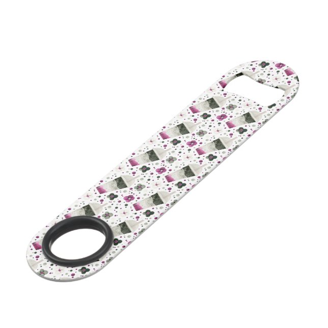 Asexual Pride Bottle Opener (Front Angled)