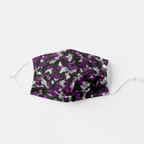 Asexual Pride Camo Pattern Cloth Face Mask