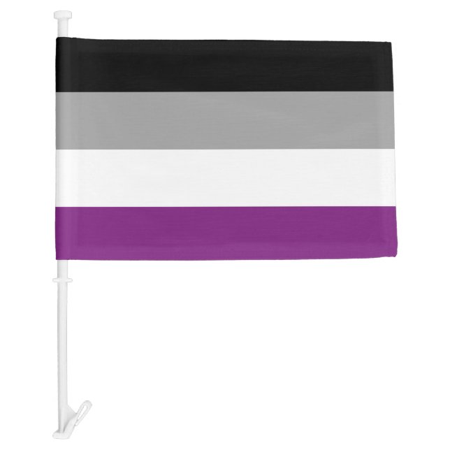 Asexual Pride Car Flag (Front)