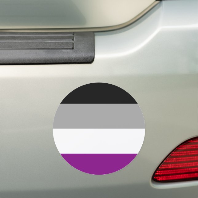 Asexual Pride Car Magnet (In Situ)