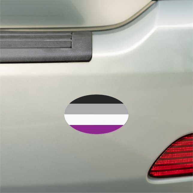 Asexual Pride Car Magnet (In Situ)