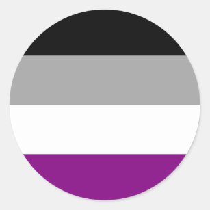 Asexual Pride Circle Sticker