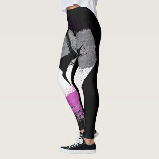 Asexual Pride Fist Leggings