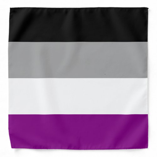 Asexual Pride Flag Ace Asexuality Bandana