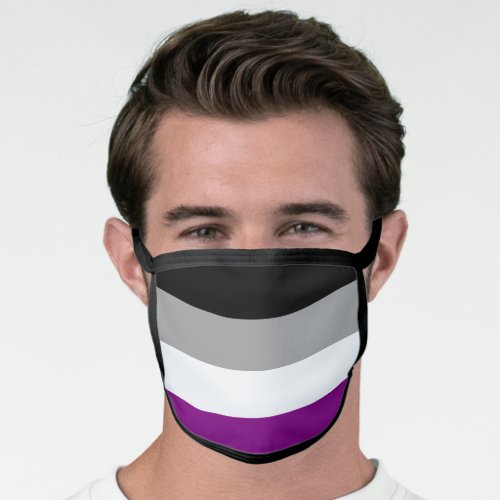 Asexual Pride Flag Ace Asexuality Face Mask