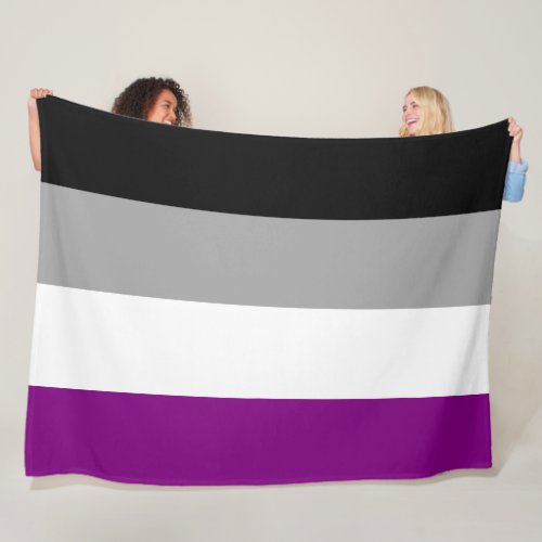 Asexual Pride Flag Ace Asexuality Fleece Blanket