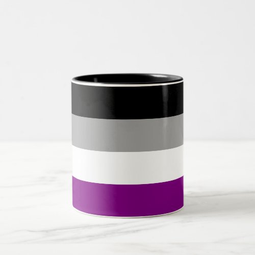 Asexual Pride Flag Ace Asexuality Two_Tone Coffee Mug