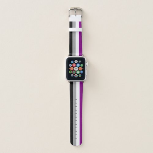 Asexual Pride Flag Apple Watch Band
