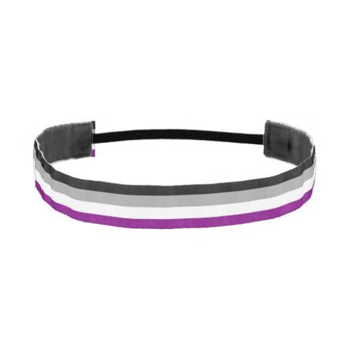 Asexual Pride Flag Athletic Headband