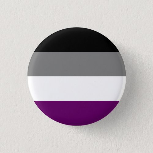 Asexual Pride Flag Badge Button