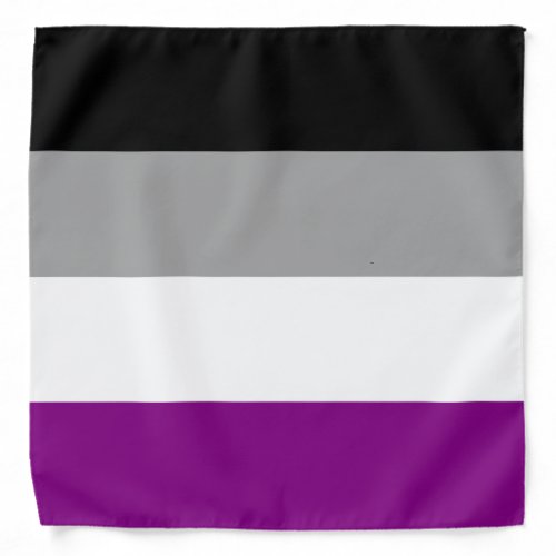 Asexual Pride Flag Bandana