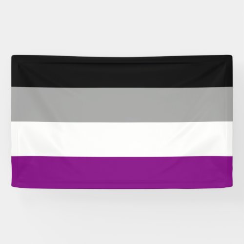 Asexual Pride Flag Banner