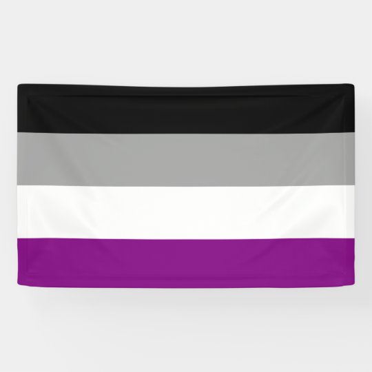 Asexual Pride Flag Banner | Zazzle.com