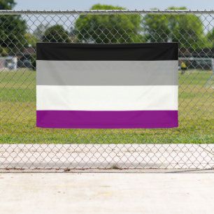 Asexual Pride Flag Banner