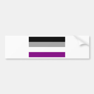 Asexual Pride Flag Bumper Sticker