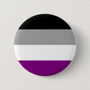 Asexual Pride Flag Button