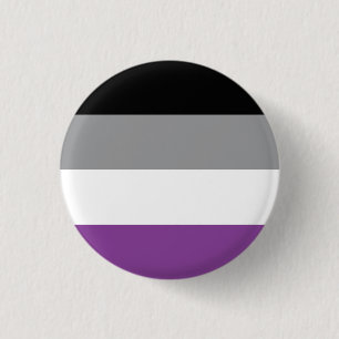 Asexual Pride Flag Button