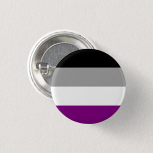 Asexual Pride Flag Button