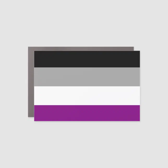 Asexual Pride Flag Car Magnet | Zazzle