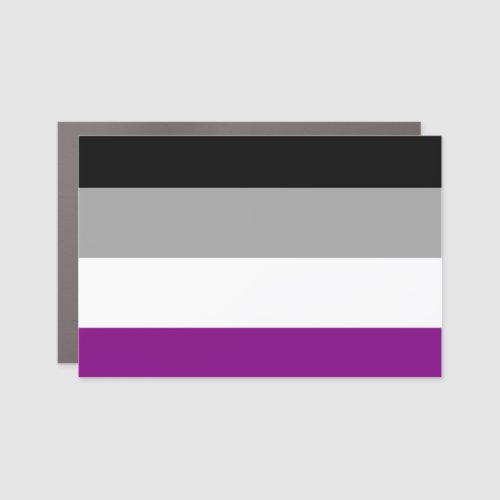 Asexual Pride Flag Car Magnet