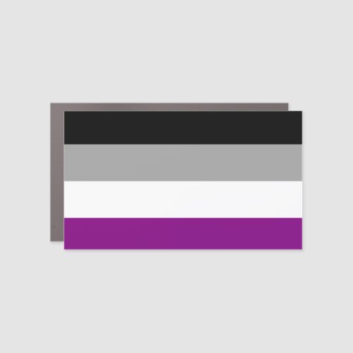 Asexual Pride Flag Car Magnet