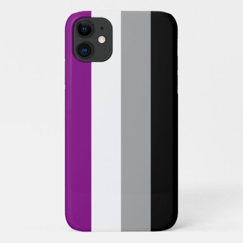 Asexual Pride Flag iPhone 11 Case