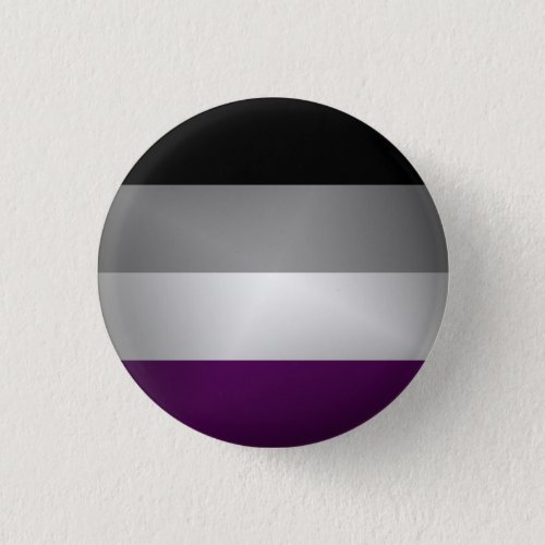 Asexual Pride Flag Colored Background Pinback Button