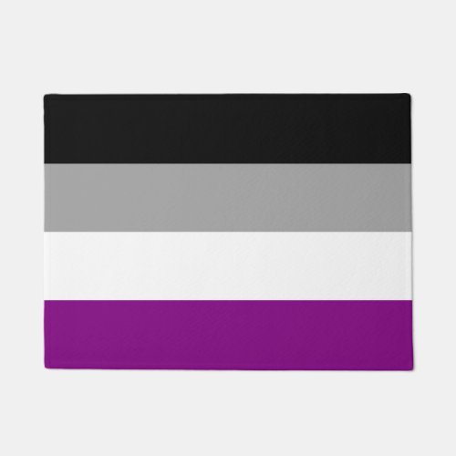 Asexual Pride Flag Doormat