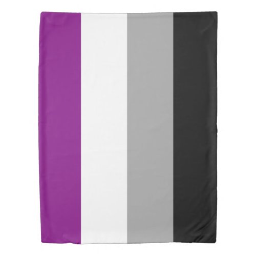 Asexual Pride Flag Duvet Cover