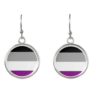 Asexual Pride Flag Earrings