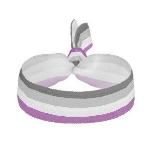 Asexual Pride Flag Elastic Hair Tie