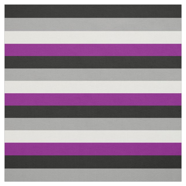 Asexual Pride Flag Fabric (Swatch)