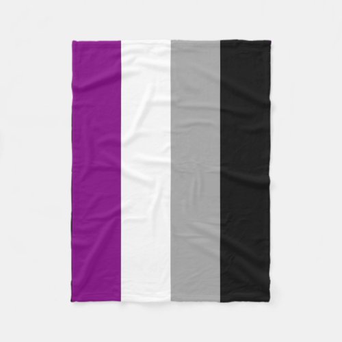 Asexual Pride Flag Fleece Blanket