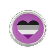 Asexual Pride Flag Heart Motif Ace Pride 2024