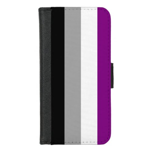 Asexual Pride Flag iPhone 87 Wallet Case