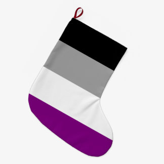 Asexual Pride Flag Large Christmas Stocking