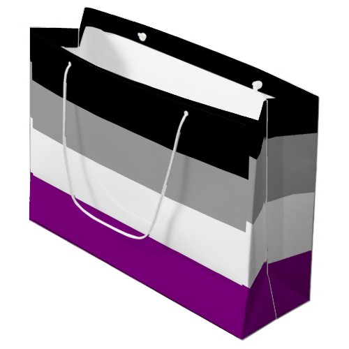 Asexual Pride Flag Large Gift Bag