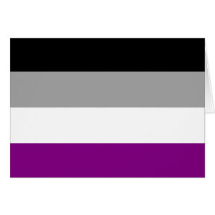 Asexual Pride Flag LGBTQ Cards