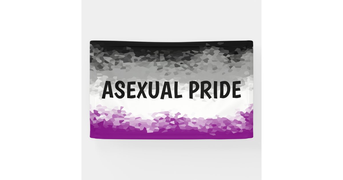 Asexual Pride Flag Lgbtqia Nonsexual Abstract Banner Zazzle 2773