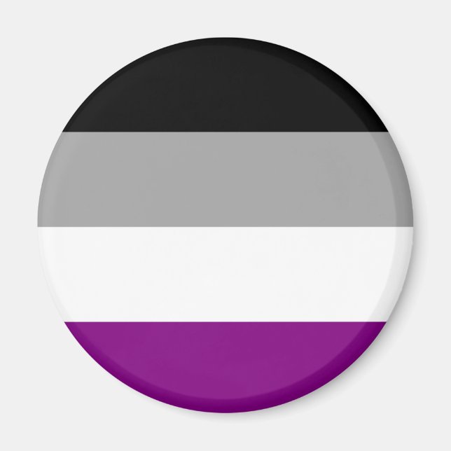 Asexual Pride Flag Magnet (Front)