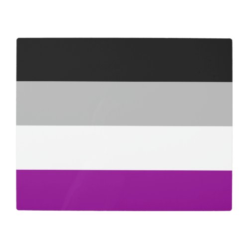 Asexual Pride Flag Metal Print
