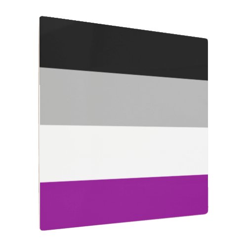 Asexual Pride Flag Metal Print