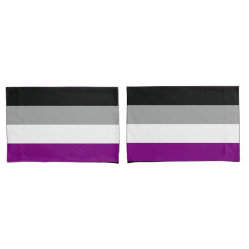 Asexual Pride Flag Pillow Case