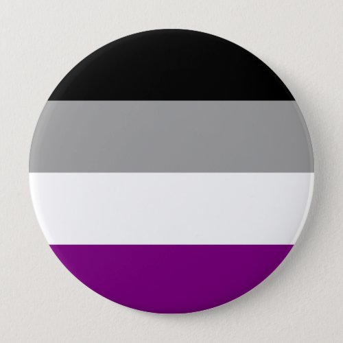 Asexual Pride Flag Pinback Button