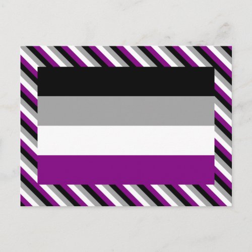 Asexual Pride Flag Postcard