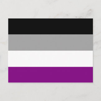 Asexual Pride Flag Postcard