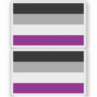 Asexual Pride Flag Sticker